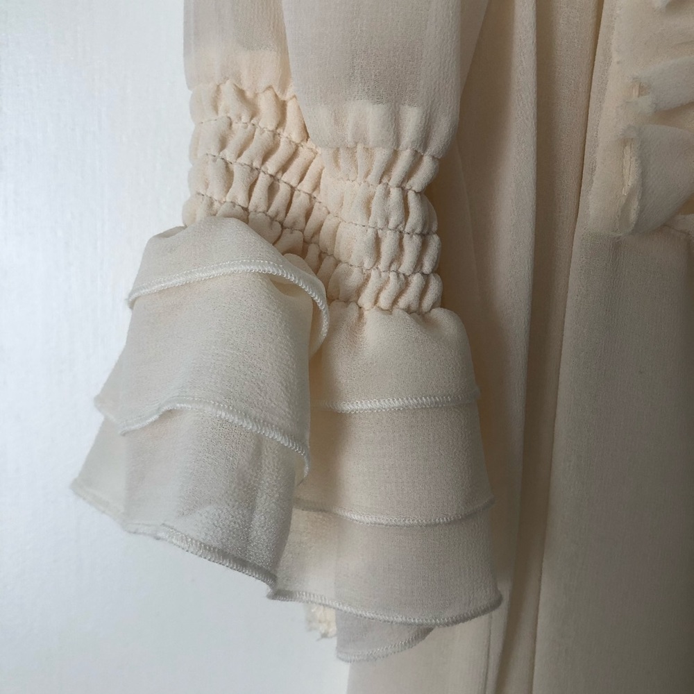 Forever21 Sheer Ruffle Tunic - Picture 3 of 5